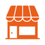 Pictogramme orange commerce